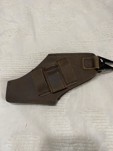 Gentlestache Leather Cell Phone Holster with Belt Clip, Gift for Dad and Husband - Zdjęcie 9 z 12