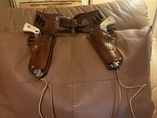 Two Holstered Stallion Toy revolvers In Used mint condition Loaded And Plugged
