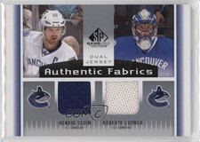 2013-14 SP Game Used Edition Jerseys Henrik Sedin Roberto Luongo #AF2-LS HOF 2o7