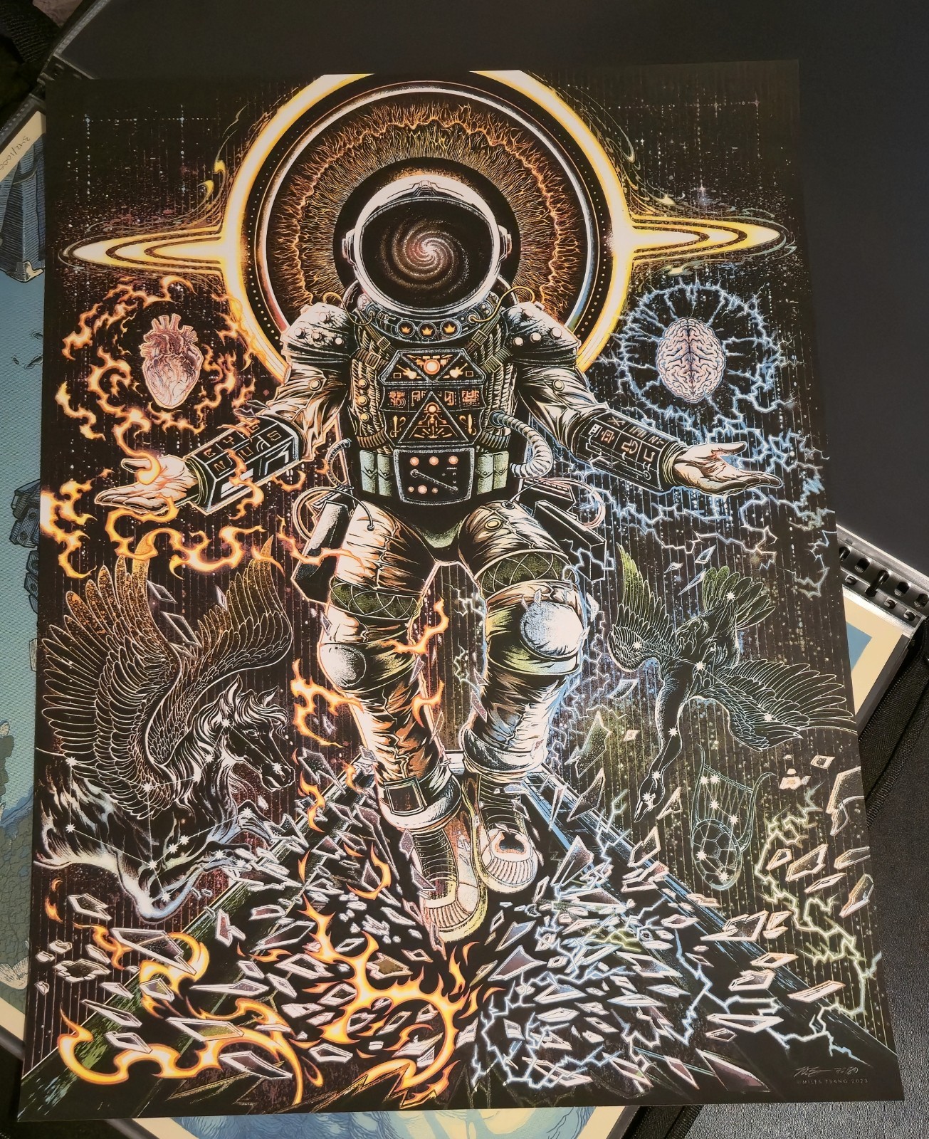 Miles Tsang Primus 2023 Cygnus X1 RUSH Art Print Glow In The Dark Signed  /80
