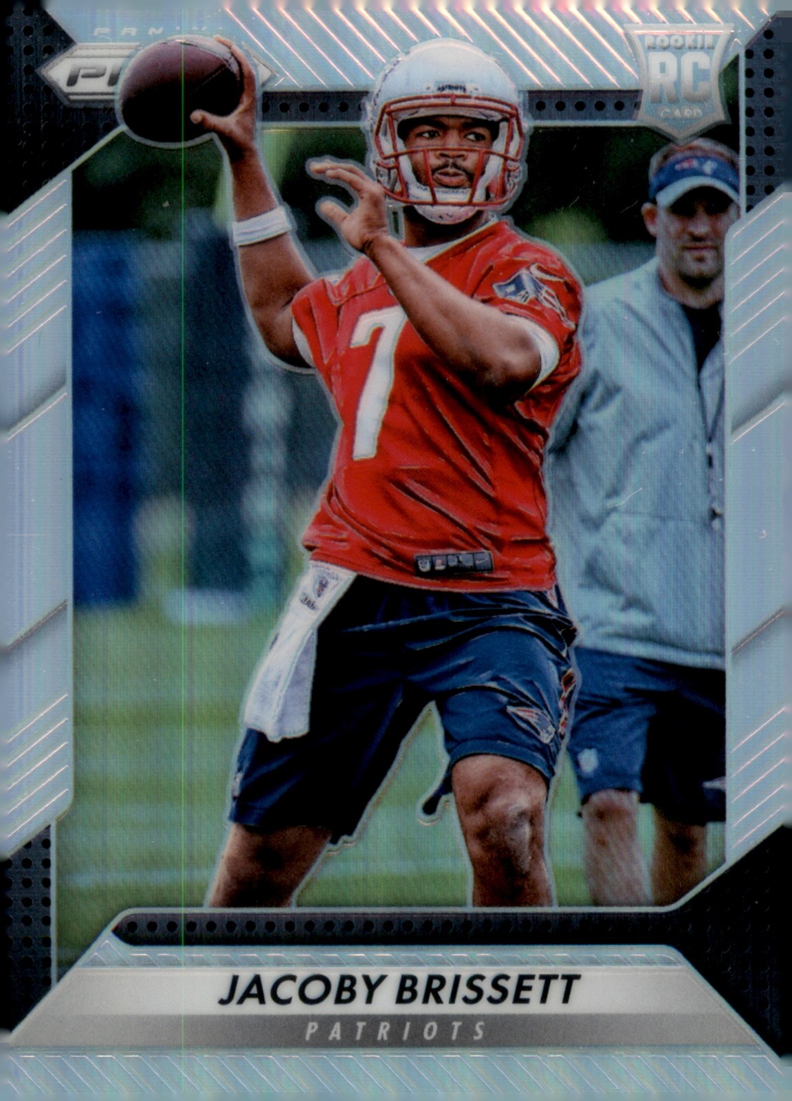 2016 Panini Prizm Jacoby Brissett RC #292 New England Patriots Silver Rookie
