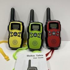 3 Pack Walkie Talkies for Adults  Kids, Two Way Radios for Family - Tested