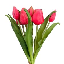 Künstlicher Tulpen-Bund 32cm "Soft-Touch" Kunstblume Tulpe Beauty