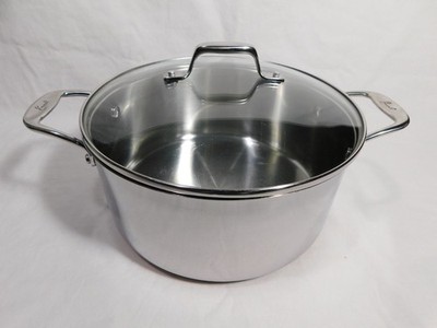 Emeril 6 qt Stockpot with Lid, Stainless Copper Core Bottom, Induction