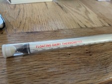 Vintage floating dairy thermometer  with case - British made ZEAL