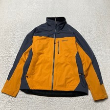 Marmot Jacket Men Extra Large Yellow Grey Estes Soft Shell Waterproof Hiking