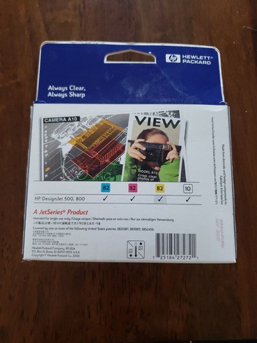 Sep 2002 - New Sealed - Genuine OEM - HP 82 Yellow InkJet 69ml C4913A - Picture 2 of 3