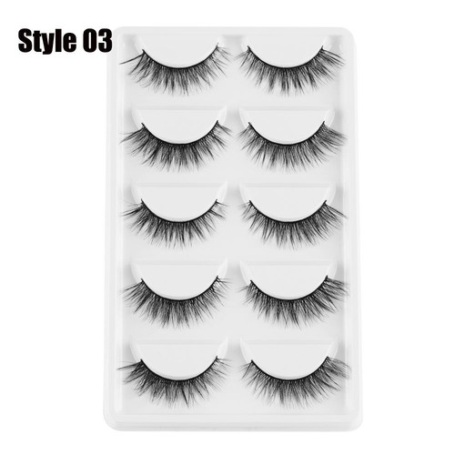 Long Thick Eye Lashes Extension False Eyelashes Wispy Fluffy 3D Faux Mink Hair - Picture 15 of 19