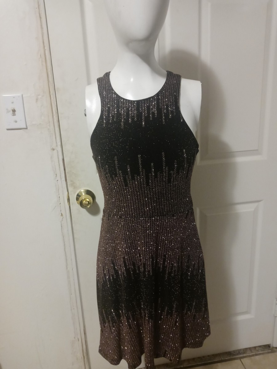 knee length dresses for ladies Ribbed Racerback Mini Dress Grey S/M main image 1