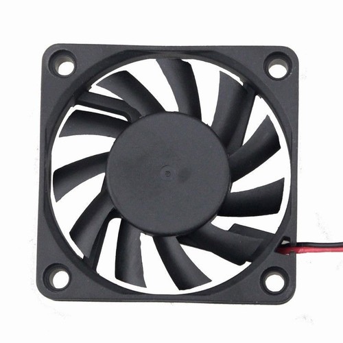 12V 60mm x 10mm 2 Pin CPU Brushless Cooling Fan PC Cooler Heat Sink Black 6010 - Picture 10 of 11
