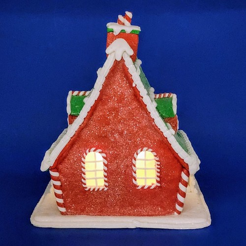 Valerie Parr Hill 10" ILUMINADO Casa de Pan de Jengibre NUEVO Santa DECORACIÓN NAVIDAD - Imagen 18 de 23