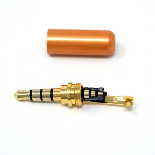 Conector de auriculares de reparación macho de 3,5 mm (4 polos) enchufe metal audio soldadura de repuesto - Imagen 29 de 32