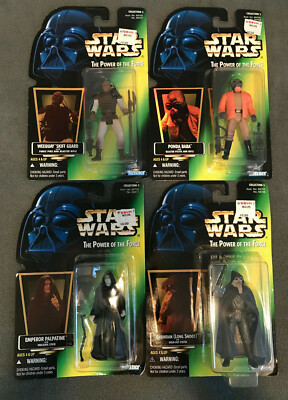 Star Wars POTF 1996 Collection 3 Figure Palpatine, Ponda Baba, Garindan, Weequay