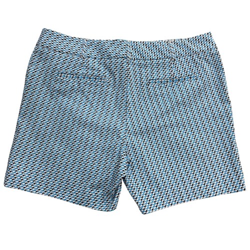 Counterparts pantaloncino donna 10 blu geometrico chino casual golf tasche elasticizzato - Foto 2 di 8