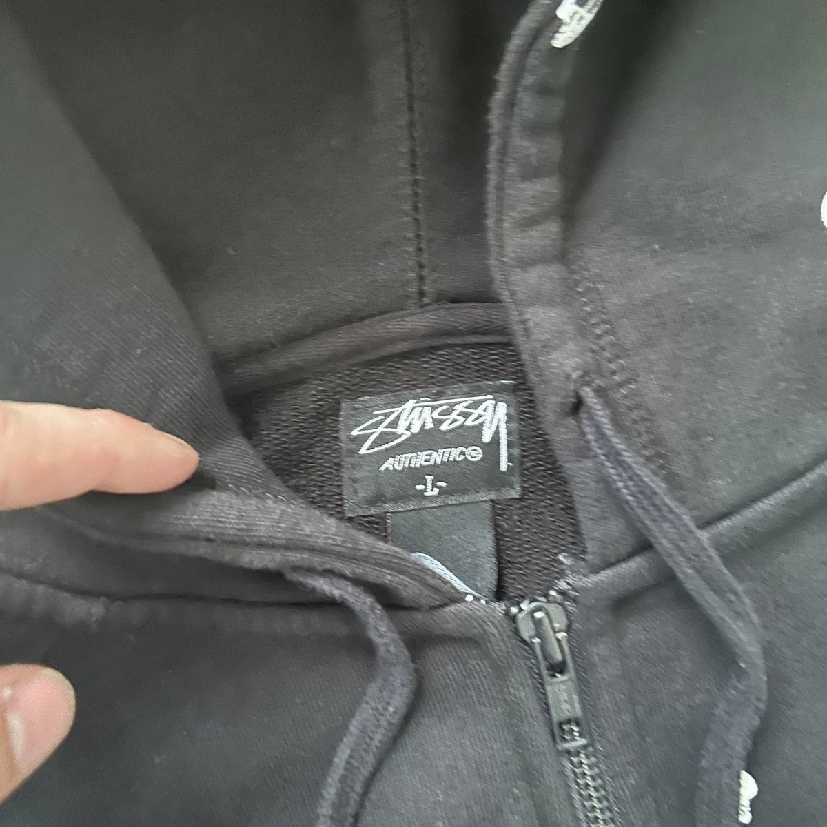 RS　stussy ステューシーナイロンブルゾン　黒　00'S Y2K stussy(ステューシー) ナイロンジャケット ブラック サイズ SM