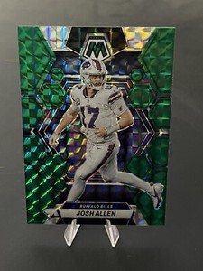 2023 Mosaic Josh Allen Green Mosaic #21 Buffalo Bills
