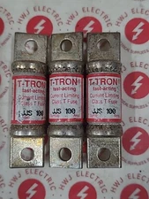 BUSSMANN JJS-100 T-TRON FAST-ACTING FUSE CLASS T.              100 AMPS 600 VAC