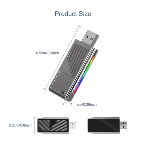 RGB Kabellos Wireless CarPlay & Android Auto Adapter Dongle BT WIFI Plug & Play - Bild 9 von 17