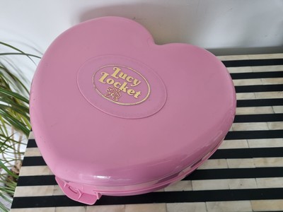 Fabuleuse maison de rêve Polly Pocket Lucy Locket, grande pochette vintage Polly Pocket Lucy Locket coeur rose AVEC ACCESSOIRES ! - Canada