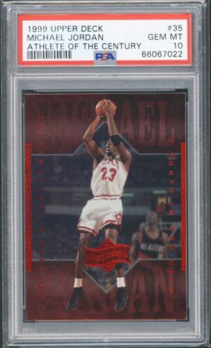 1999 Upper Deck Athlete of Century Michael Jordan #35 PSA 10 Gem Mint Fresh Slab