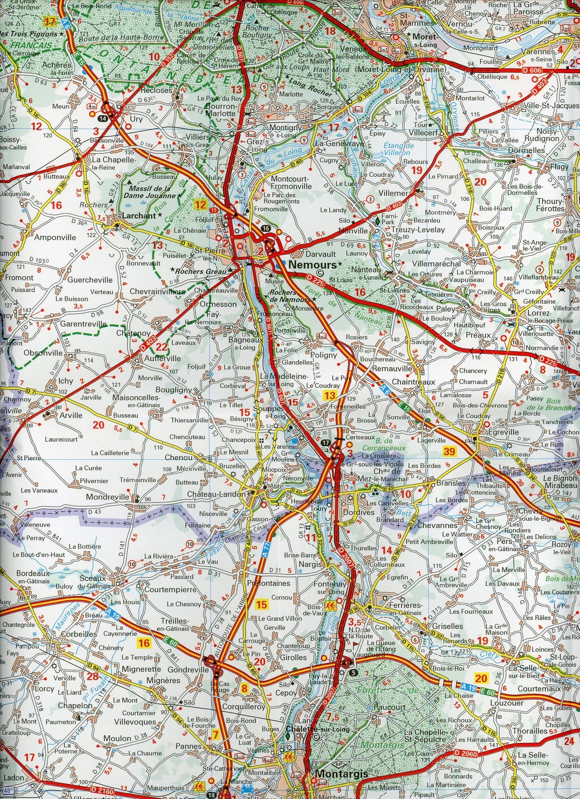 Thumbnail - Michelin Paris - Ile De France / Ost | Michelin | (land-)karte |