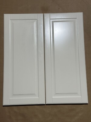 Open Box Light Scratch IKEA BODBYN Off-White 2-Panel Door 13x30 in 