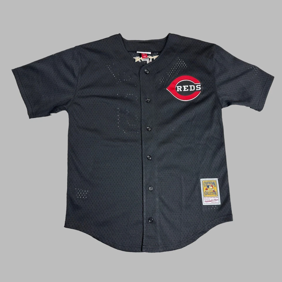 Camiseta deportiva de béisbol auténtica Mitchell & Ness para hombre talla XL Cincinnati Reds #30 $130 Foto 4 de 4