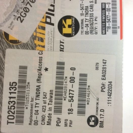 MARKER LAMP RH '00-'04 TOYOTA TUNDRA - Image 2 of 2