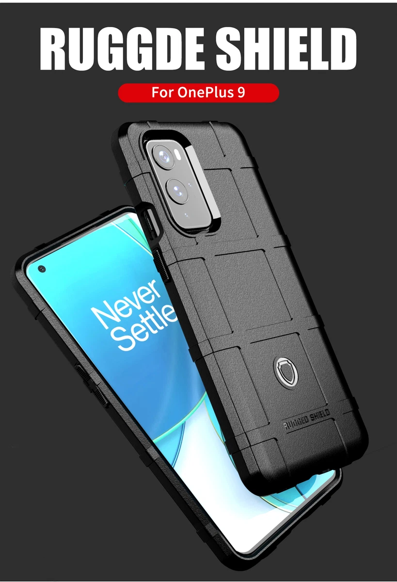 Rugged Shield Matte Soft Silicone Case Cover For OnePlus 6 7T Pro