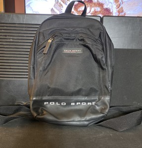 Vintage años 90 Polo Ralph Lauren Sport Mini Mochila Bolso Negro | eBay