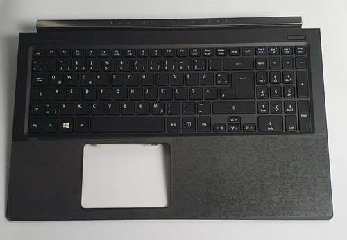 Original Acer Nitro V15 VN7-591G teclado alemán QWERTZ en la parte superior de la carcasa - Imagen 1 de 2