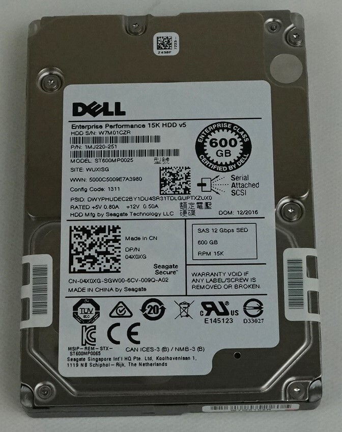 Hard Drive DellIMSourcing DS ST600MP0025 600 GB Hard Drive 2.5