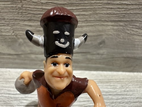 Vintage 1994 Fred Flintstone Water Buffalo Bowling 3.5" Figure PVC Hanna-Barbera - Picture 3 of 20