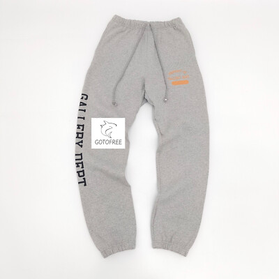 GOTOFREE GRAY COTTON SWEATPANTS LOOSE ACTIVEWEAR CASUAL SPORTS PANTS TROUSERS