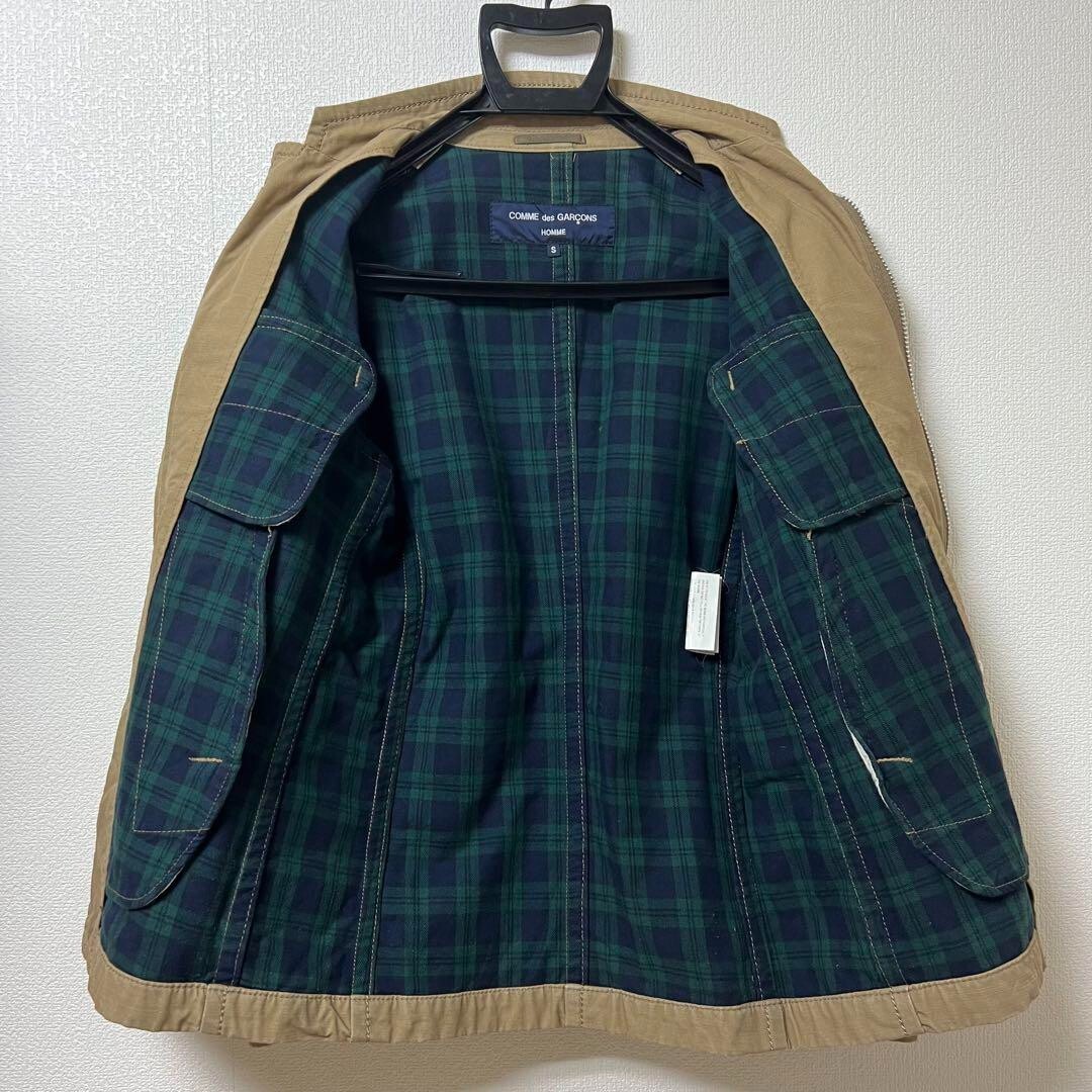 ジャケット・アウター COMMEdesGARCONS MULTIMATERIALMIX BLOUSON Comme Des Garcons Homme JACKET CDG Homme Cotton Twill Coat