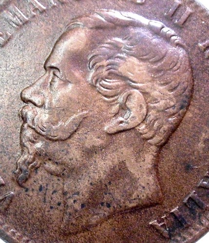 Vittorio Emanuele II (10 Centesimi 1867) °OM° - Bild 4 von 8