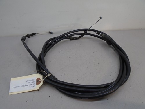 Throttle Cables Pair for Honda Silverwing 600 FSC600 2002 to 2009 - Picture 2 of 8