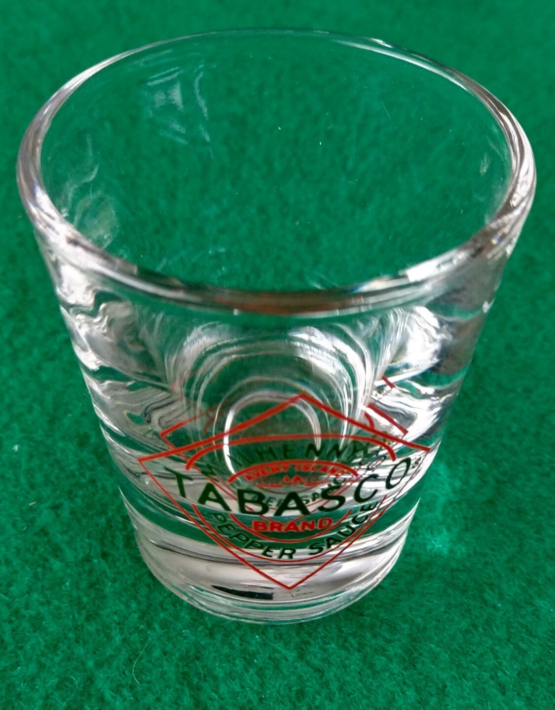 Vintage Tabasco Pepper Sauce Shot Glass made in USA 1.5 Oz. eBay