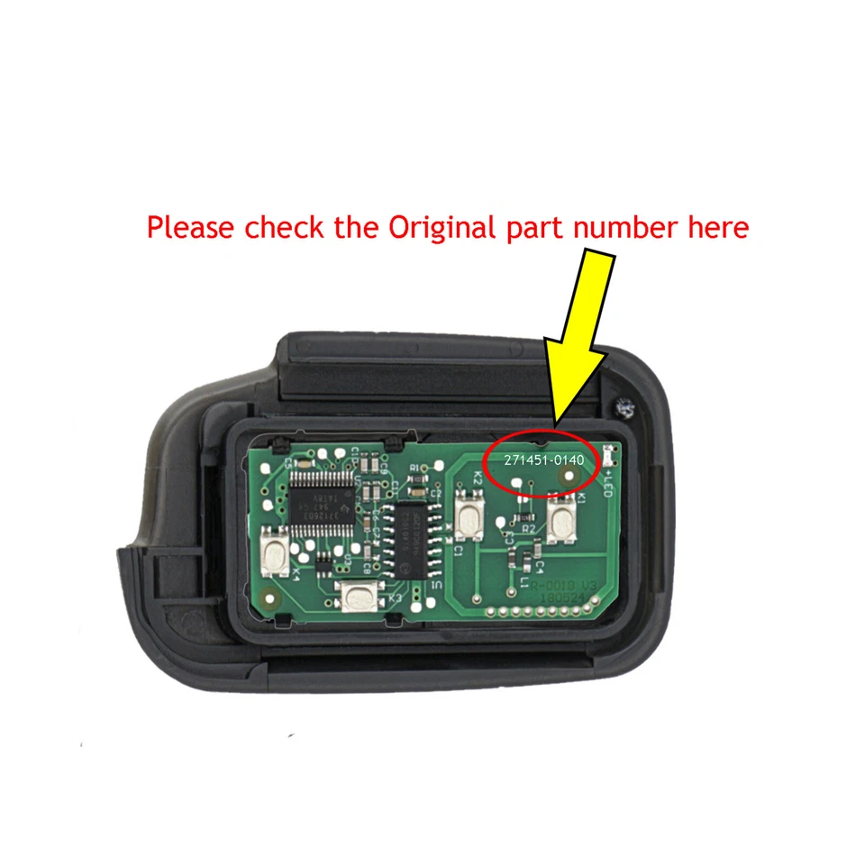 271451-0140 PARA LEXUS IS250 GS300 ES350 MANDO A DISTANCIA INTELIGENTE LLAVERO 4 BOTONES HYQ14AAB Foto 2 de 4