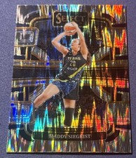 2024 Panini Select WNBA Maddy Siegrist Silver Flash Prizm- #61 Dallas Wings