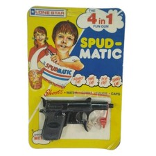 Lone Star - Spudmatic - Pistole - 80er Spielzeug - Diecast Metal - NEU & OVP 