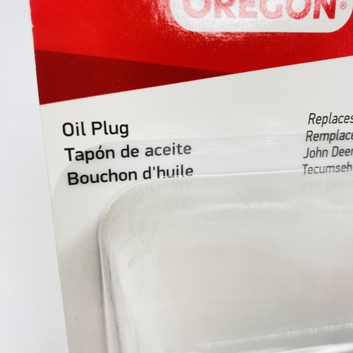 New Oregon 49-667D Oil Plug Replaces John Deere LG231658 & Tecumpseh 27625 - Picture 3 of 6