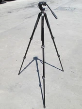 Manfrotto 055XB 055 XB 3-Section Aluminum Tripod w/ 128RC Micro Fluid Video Head