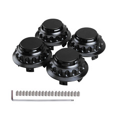 Schwarz 4* 62MM Nabendeckel Nabenkappe für Toyota Matrix Corolla Avalon Camry
