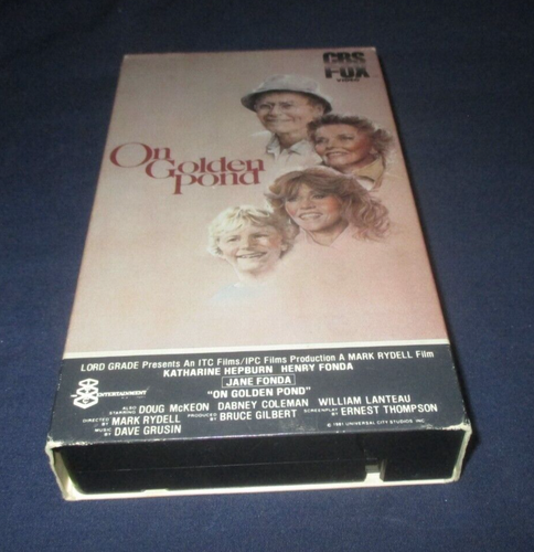On Golden Pond (VHS, 1984 from 1981) Katharine Hepburn, Jane Fonda, Henry Fonda