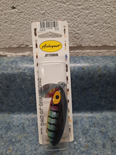 Arbogast Jitterbug Clicker G655 Mint! Made in 2003! 5/8 oz.