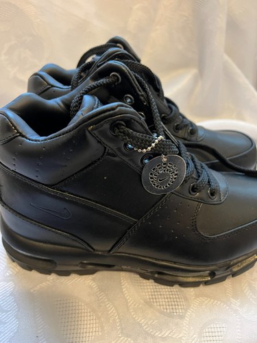 ZAPATILLAS NIKE - TALLA 7.5 AIR MAX GOADOME NEGRAS-NEGRAS #865031 009 TOP ALTO - Imagen 3 de 3