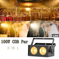 Yoken 100W COB LED 2in1 Par DMX Audience Blinder Bühnenlicht Studio Scheinwerfer