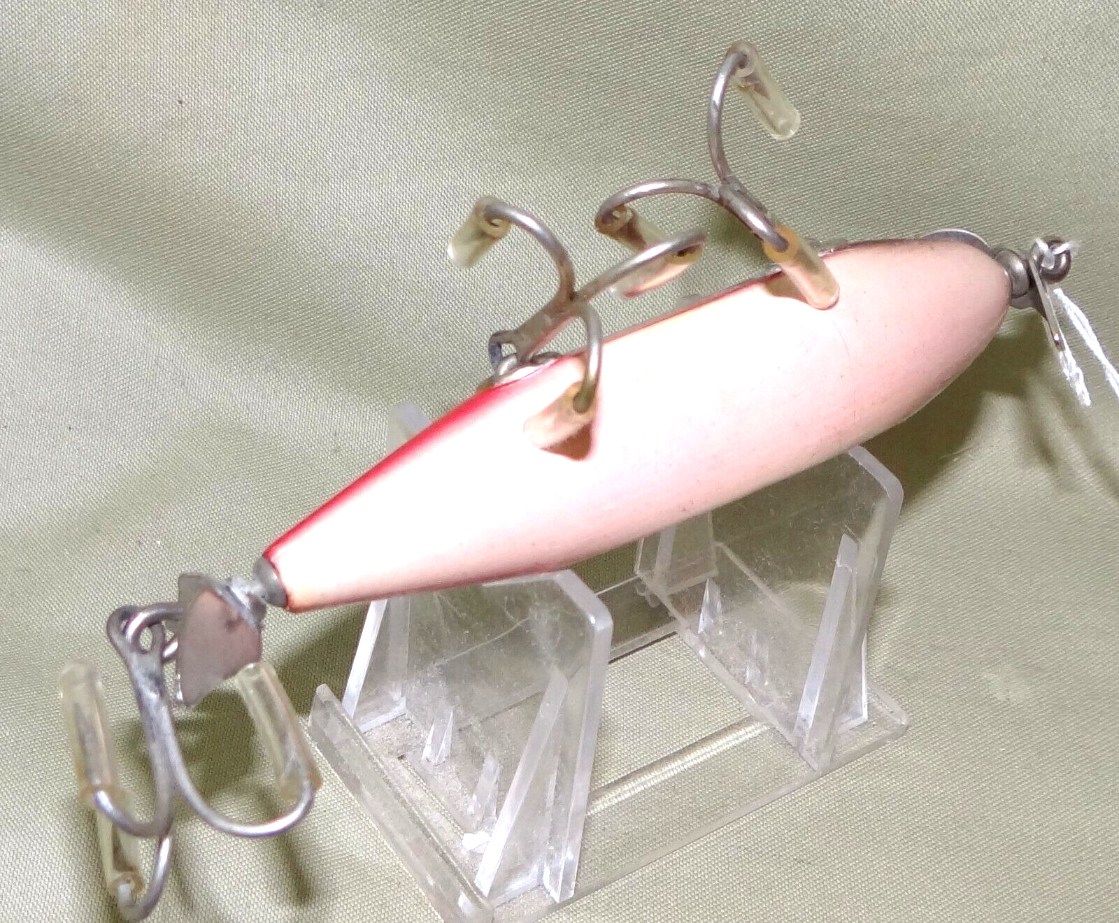 Creek Chub IM, 3 3/4", Perfect GE, Bright Shiny Hdw, Never Overboard, C. 1938