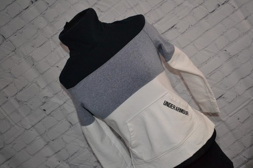 42841-a Under Armour Sweatshirt Turtleneck Size Medium Kids Girl - Picture 2 of 7